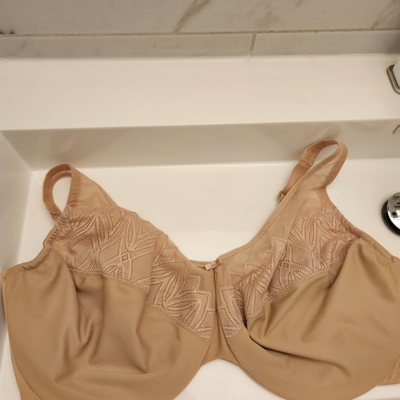 Glamorise Women's Plus Size Wonderwire Minimizer Bra Underwire #9003 - Picture 6 of 9